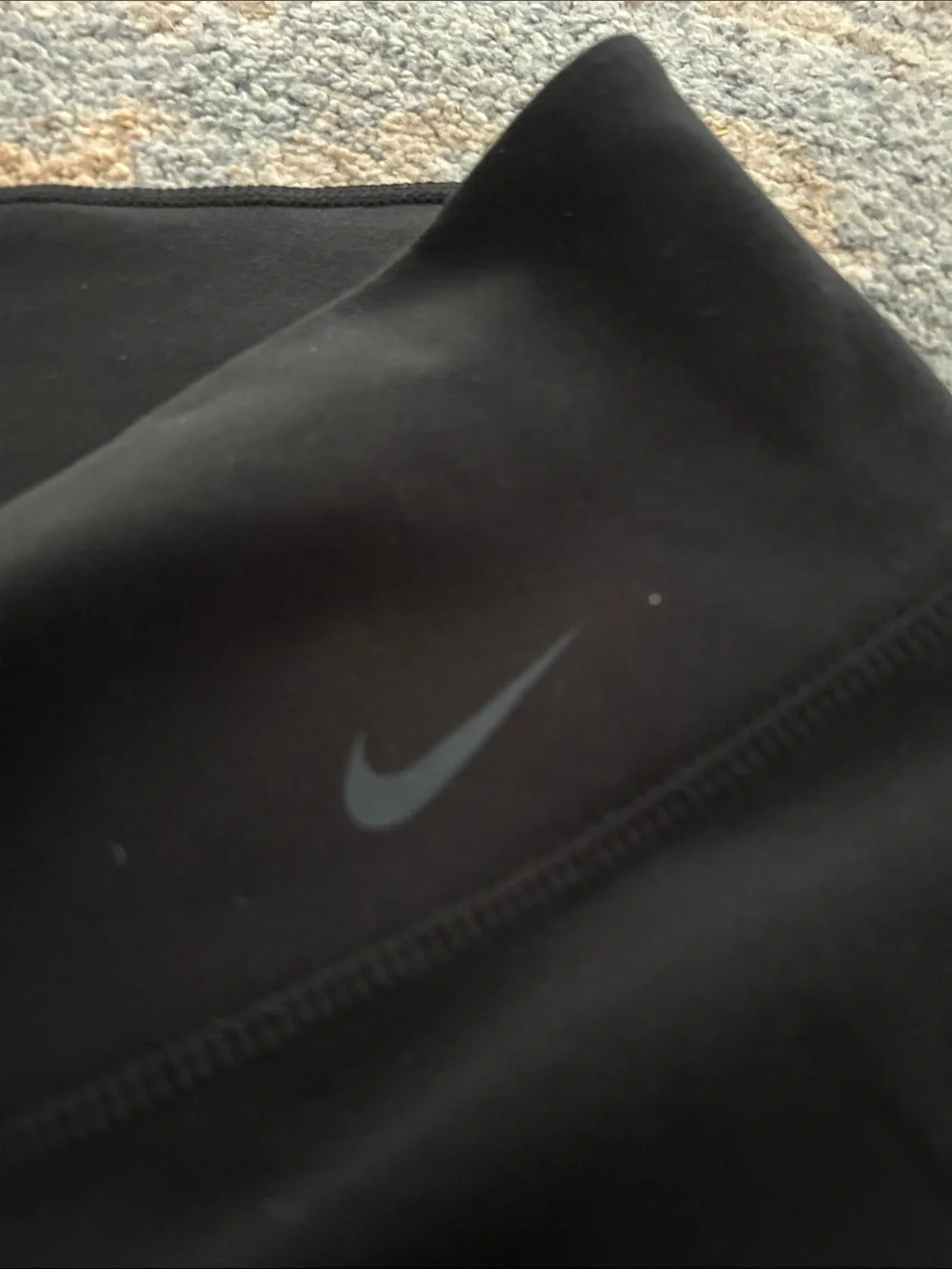 Nike Black Women's Bike Shorts with Wide Waistband